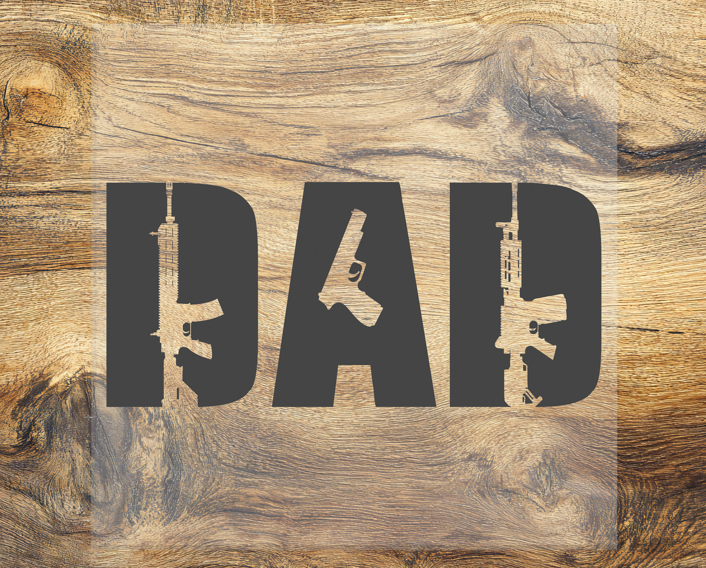 Dad 2nd amendment DTF Transfer
