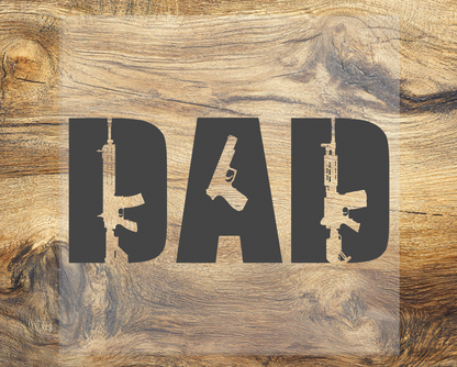 Dad 2nd amendment DTF Transfer