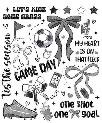 Soccer Collage DTF Transfer
