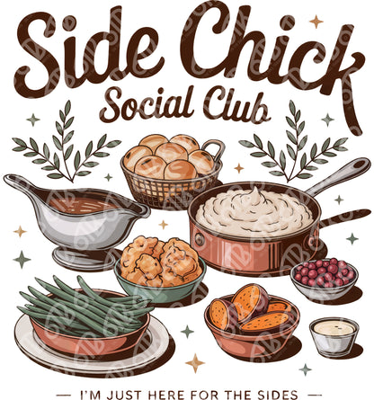 Side Chick Social Club DTF Transfer