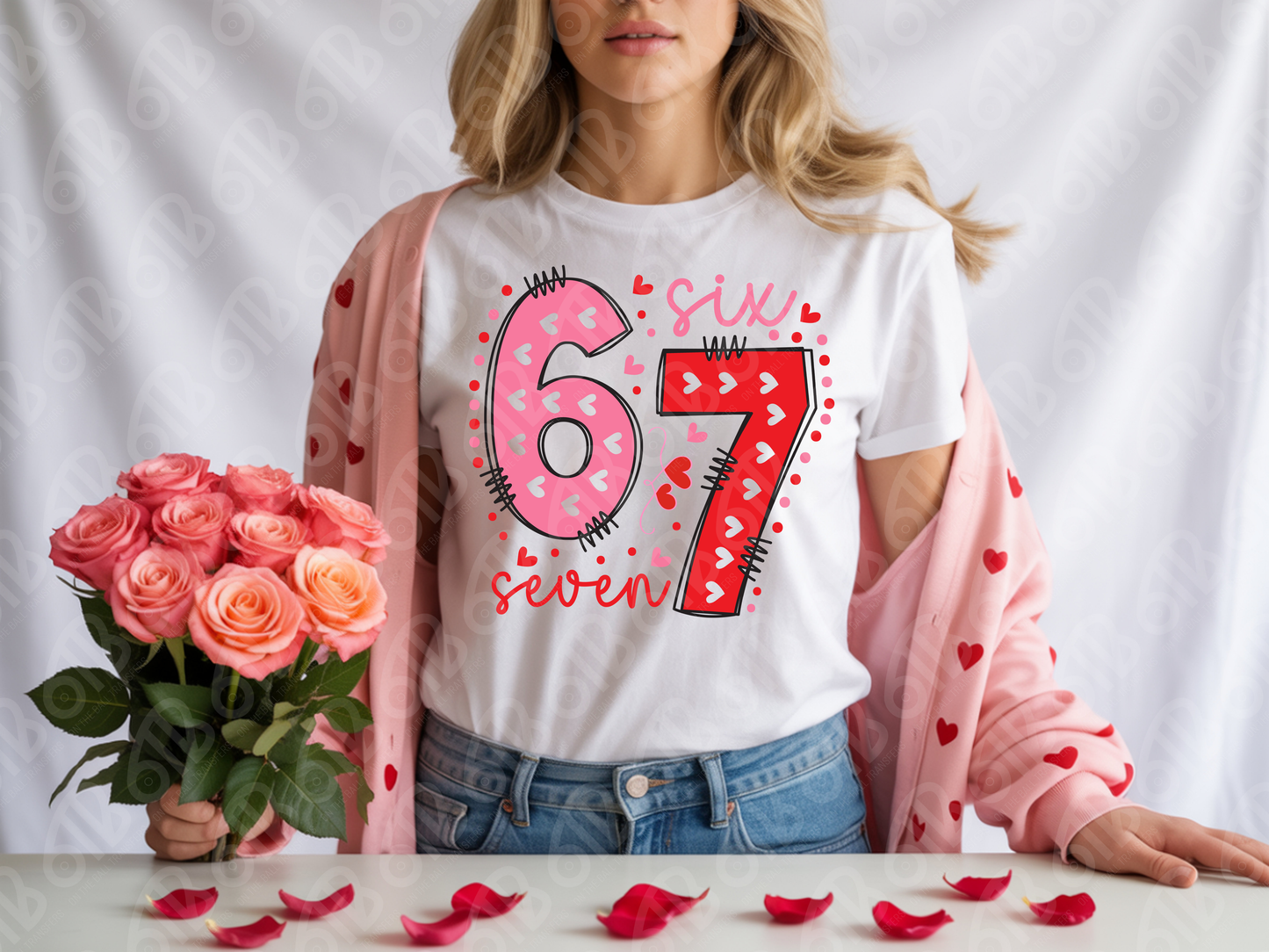 6-7 Valentine's DTF Transfer