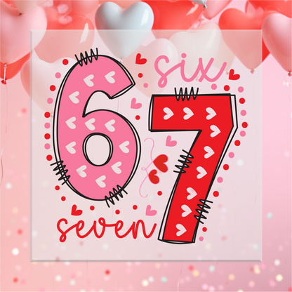 6-7 Valentine's DTF Transfer