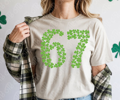 6-7 Shamrock DTF Transfer