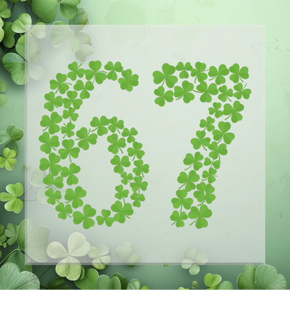 6-7 Shamrock DTF Transfer