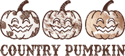Country Pumpkin DTF Transfer
