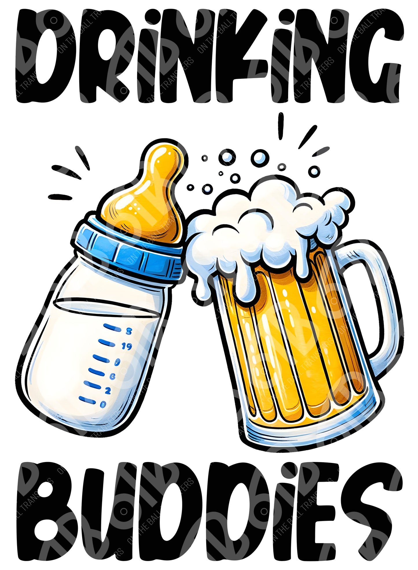 Drinking Buddies DTF Transfer
