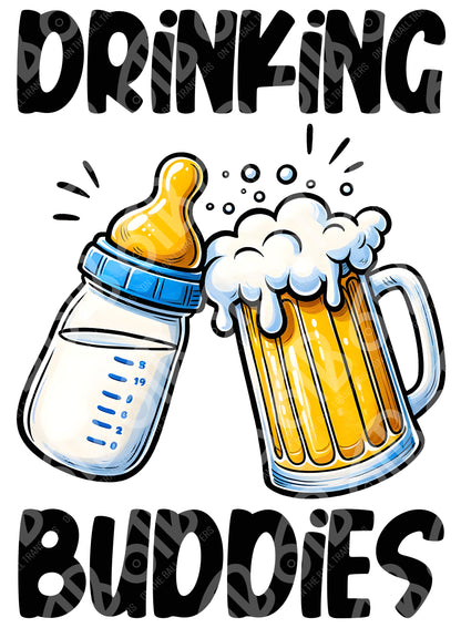 Drinking Buddies DTF Transfer
