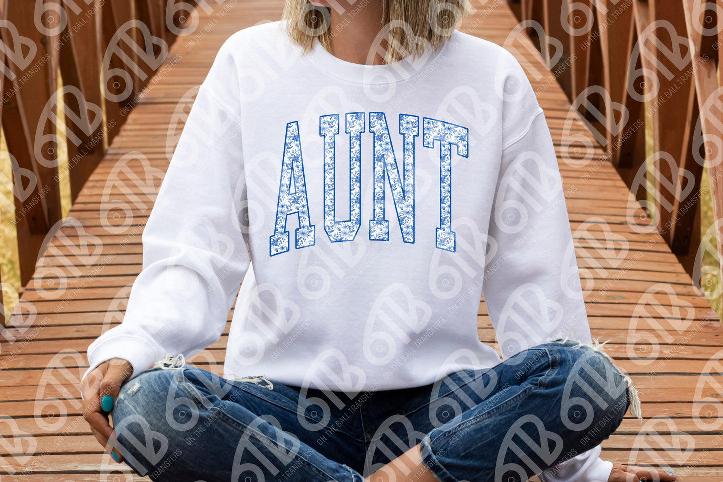 Floral Letters DTF Transfer