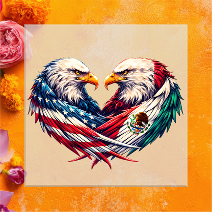 USA Mexico Eagles DTF Transfer