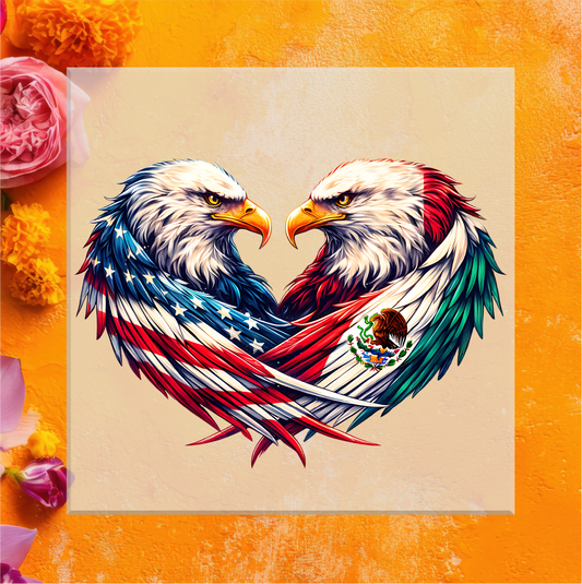 USA Mexico Eagles DTF Transfer