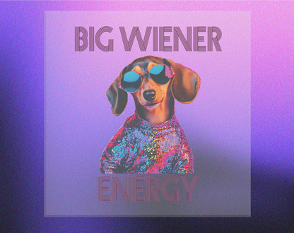 Big Wiener Energy DTF Transfer