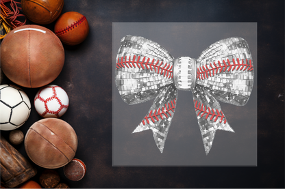 Baseball Bow DTF Transfer