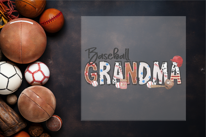 Baseball Family Names Sublimation transfer
