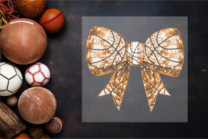 Basketball Bow Sublimation Transfer
