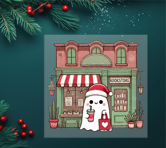 Holiday Bookstore DTF Transfer