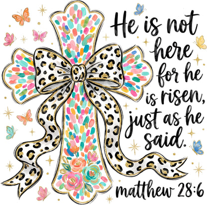 Easter Cross DTF Transfer