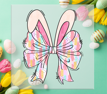 Brushstroke Bunny Ears DTF Transfer