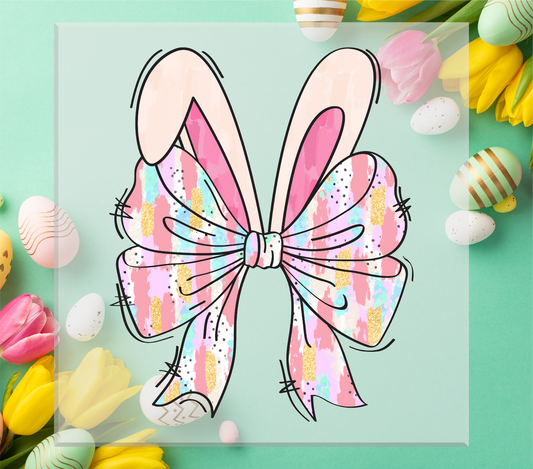 Brushstroke Bunny Ears DTF Transfer