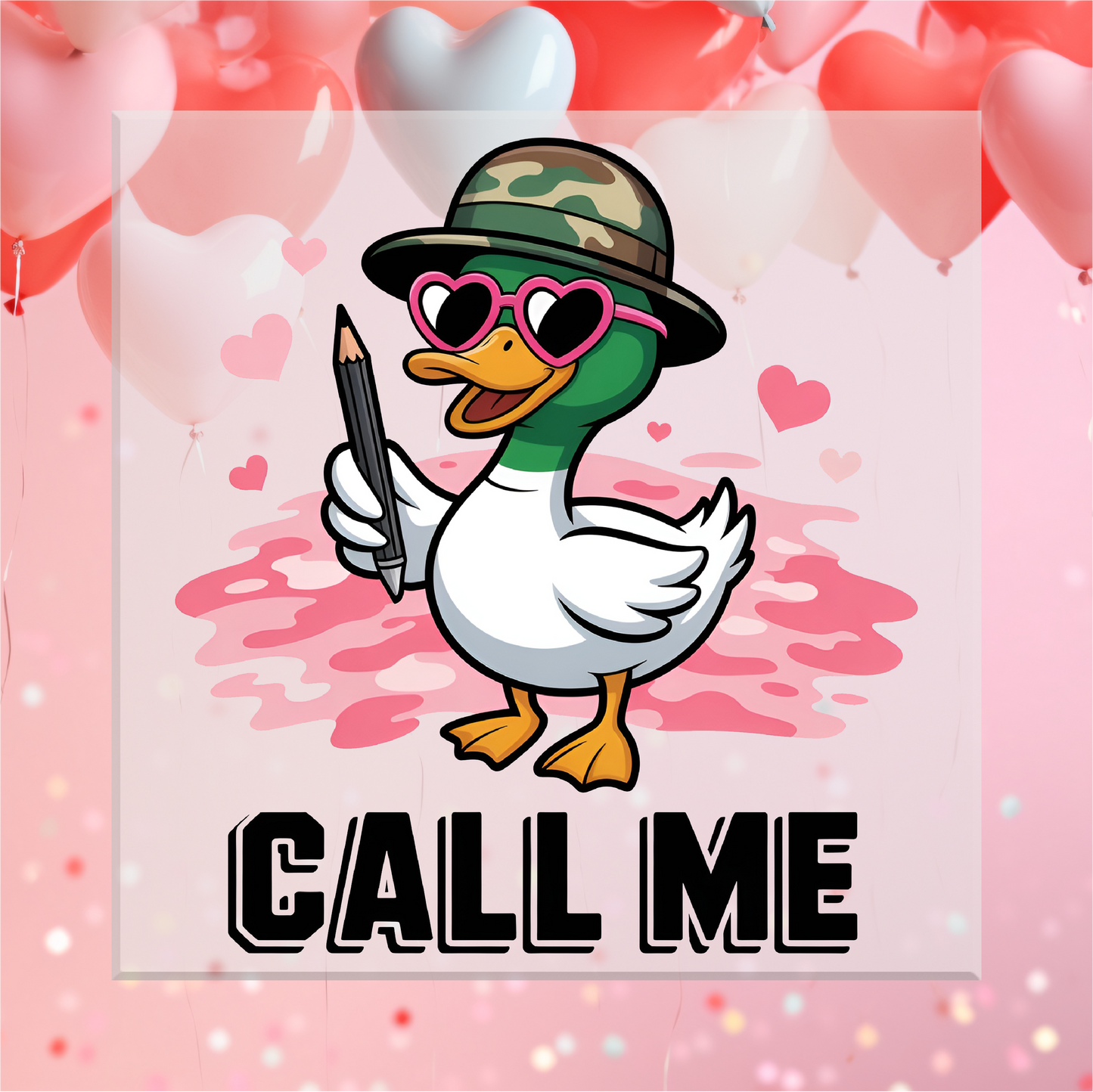 Duck Call Me DTF Transfer