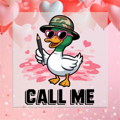 Duck Call Me DTF Transfer