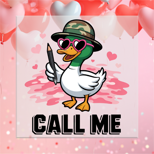 Duck Call Me DTF Transfer