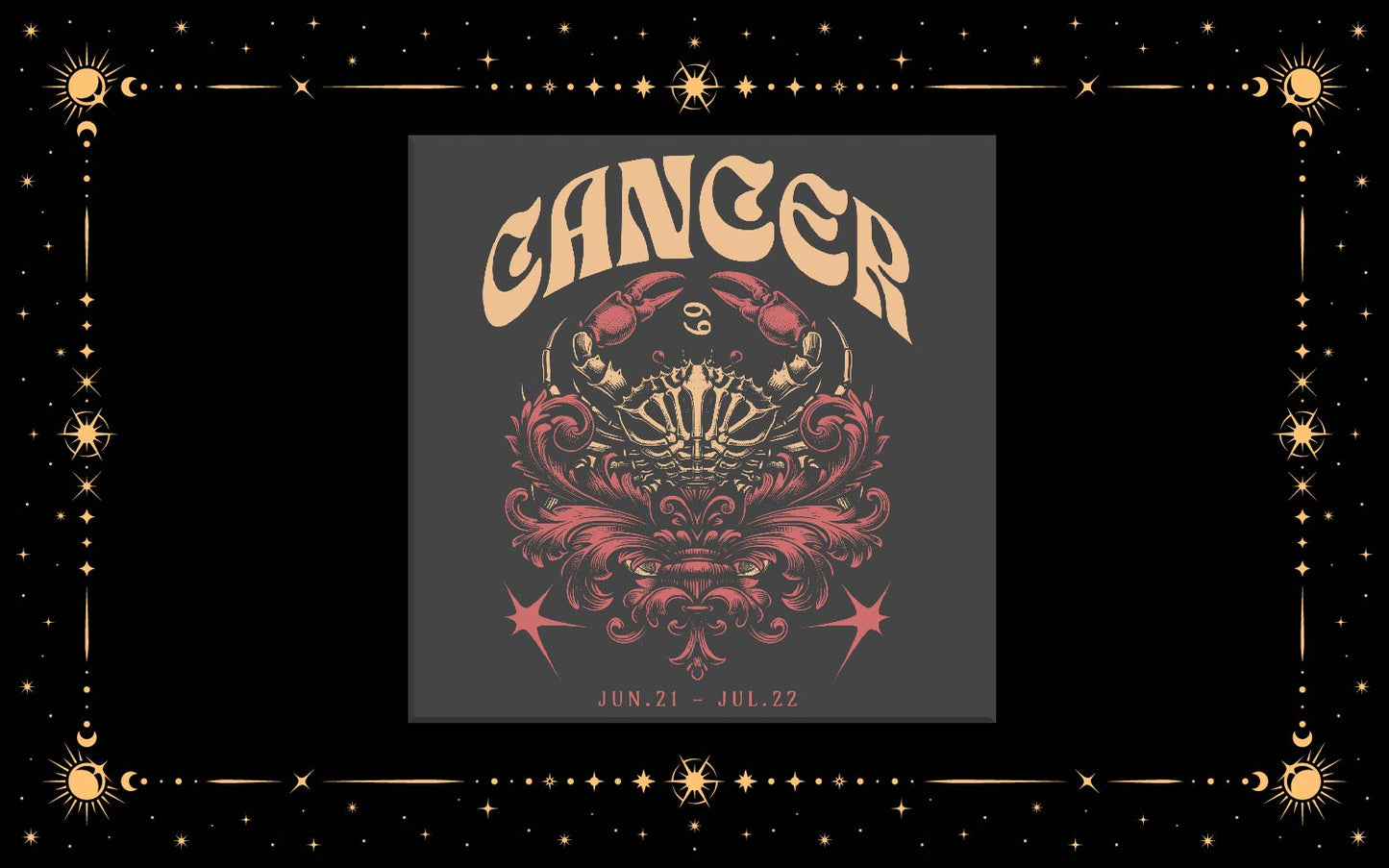 Cancer Skeleton Sublimation Transfers
