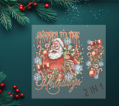 Santa Cheer DTF Transfer