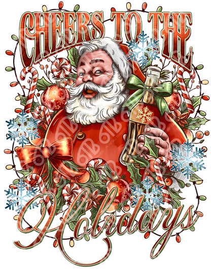 Santa Cheer DTF Transfer