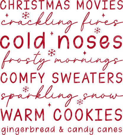 Christmas Favorites DTF Transfer