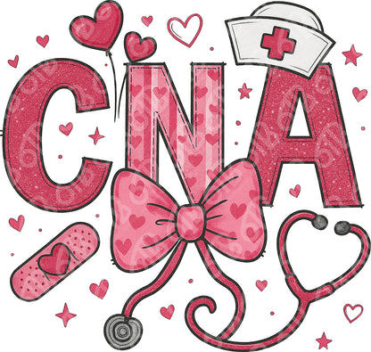 CNA Valentine's DTF Transfer