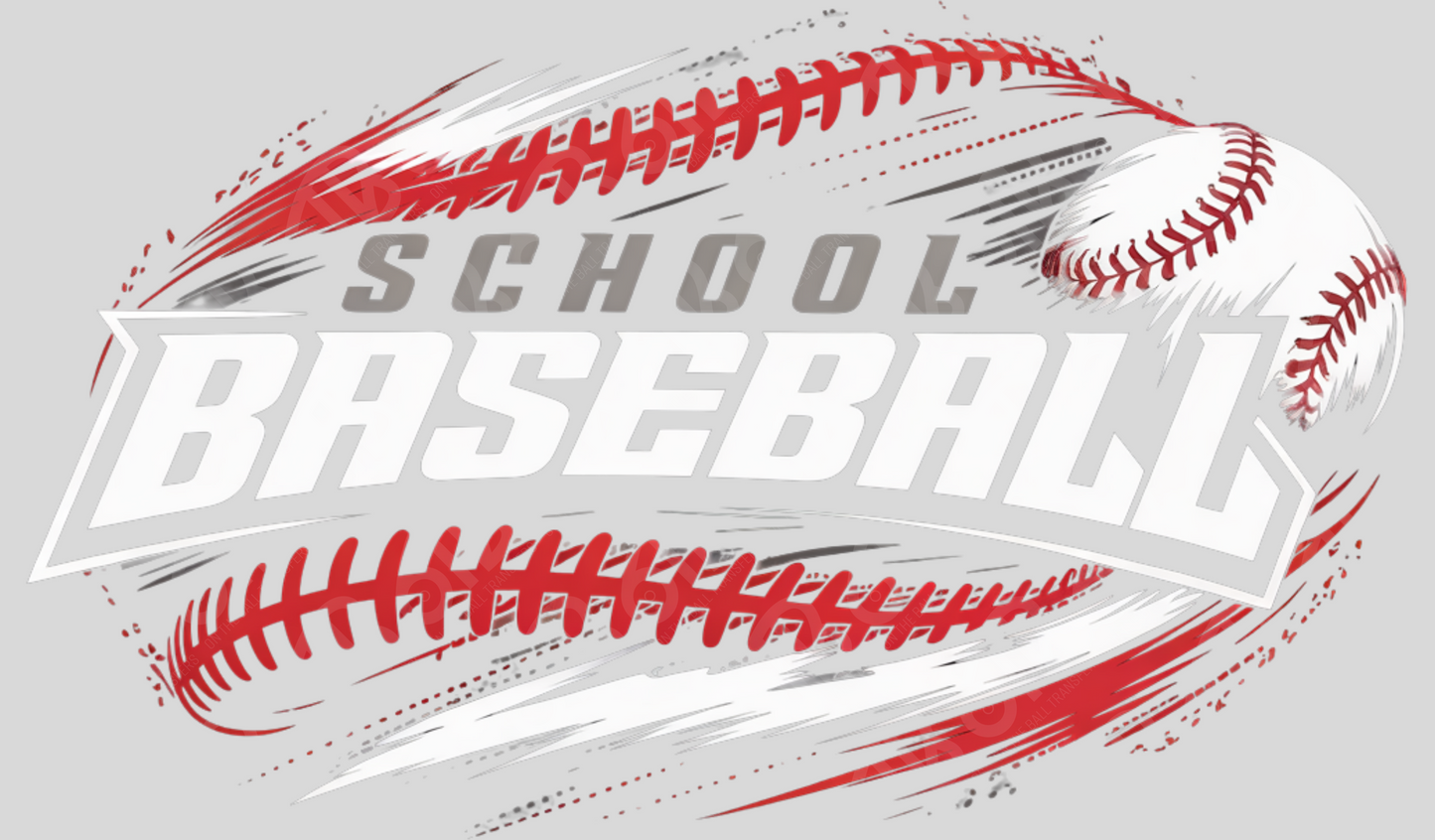 Baseball Swoosh Custom DTF Transfer