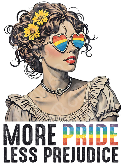 More Pride Less Prejudice DTF Transfer
