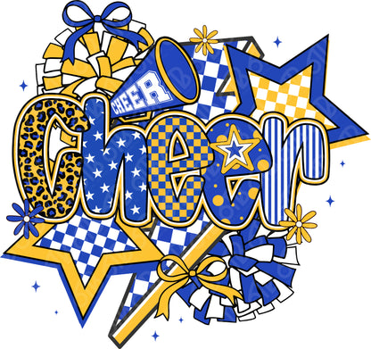 Cheer Coquette Preppy Collage DTF Transfer
