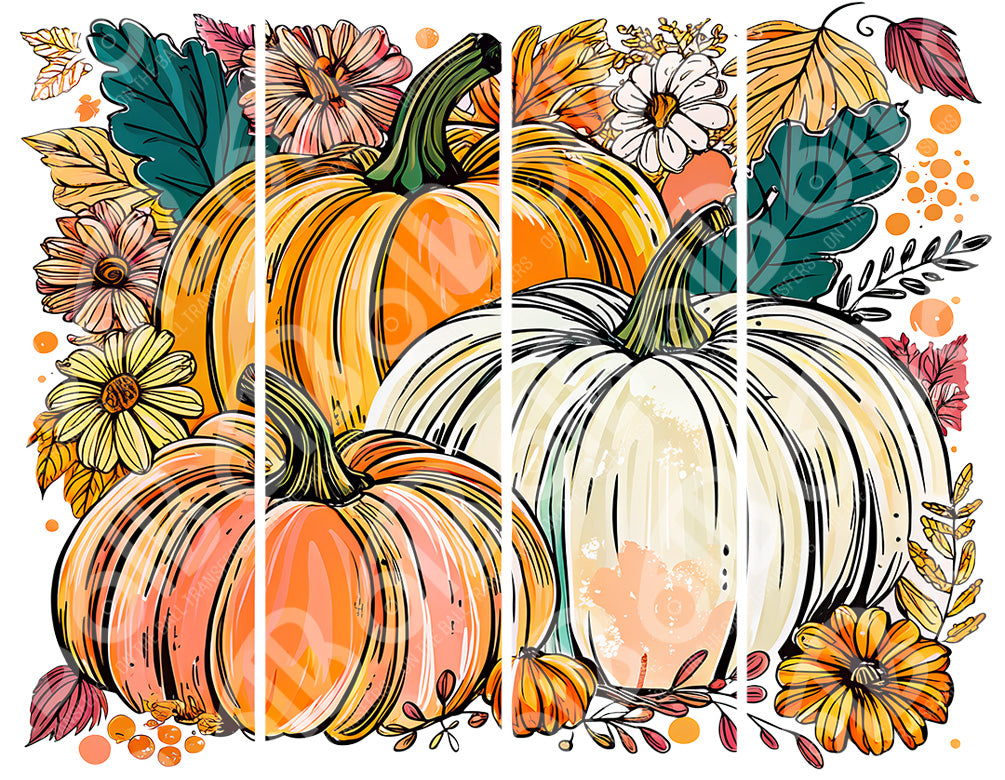Pumpkin Brushstroke DTF Transfer