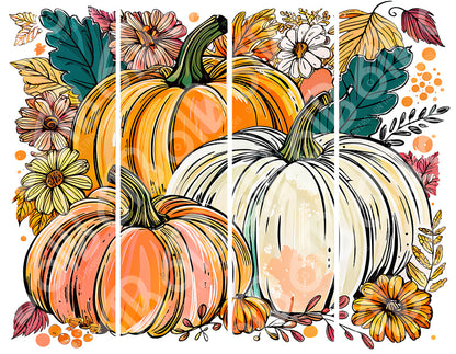 Pumpkin Brushstroke DTF Transfer