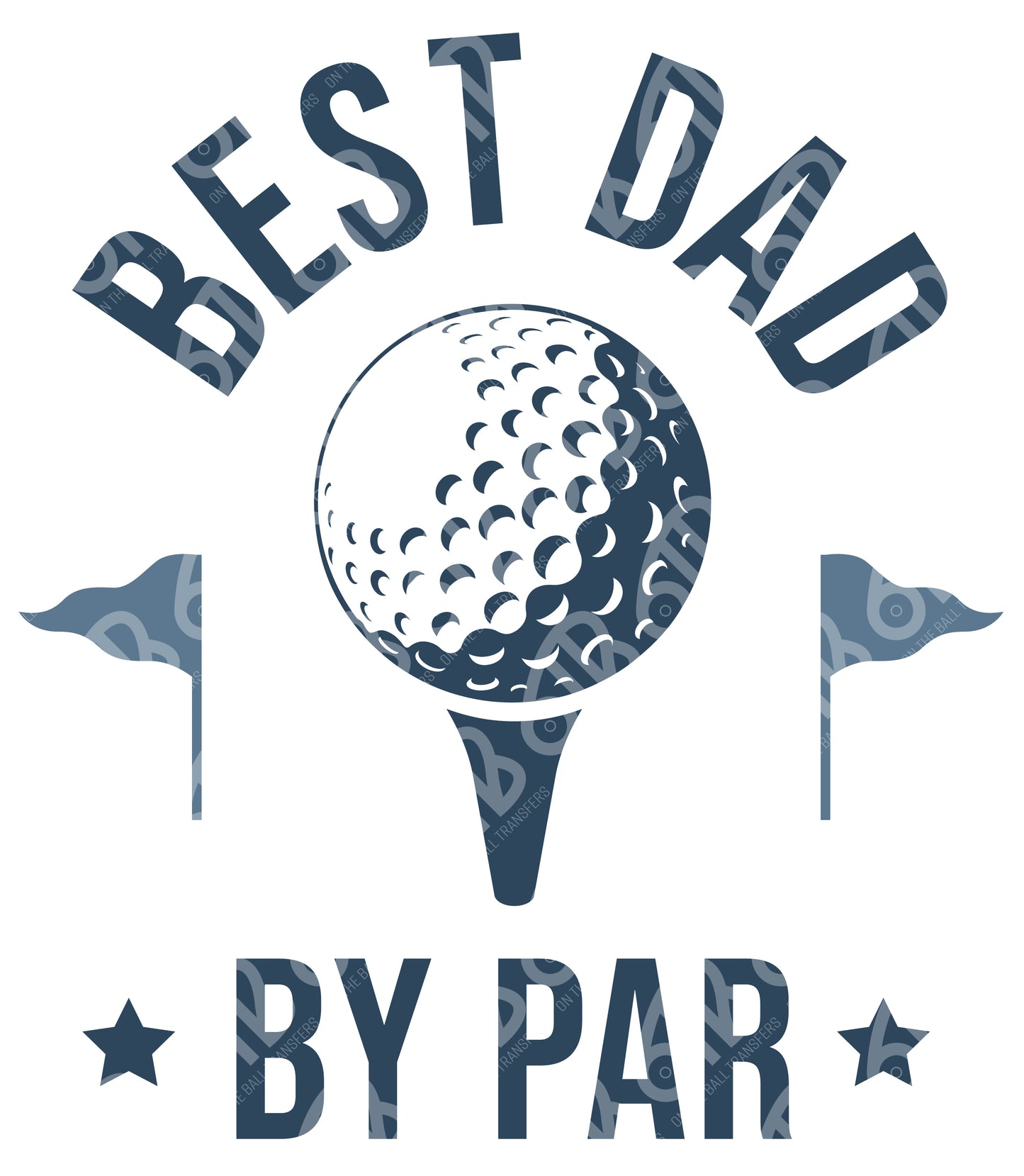 Best Dad by Par DTF Transfer