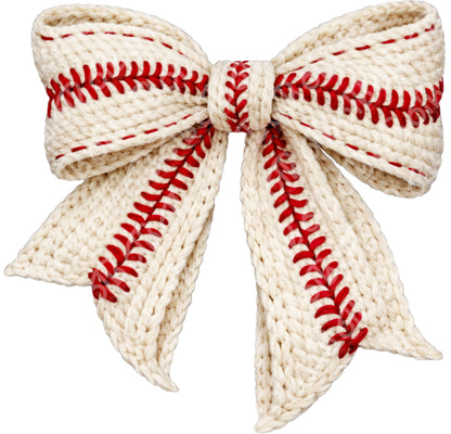 Faux Yarn Baseball Bow DTF Transfer