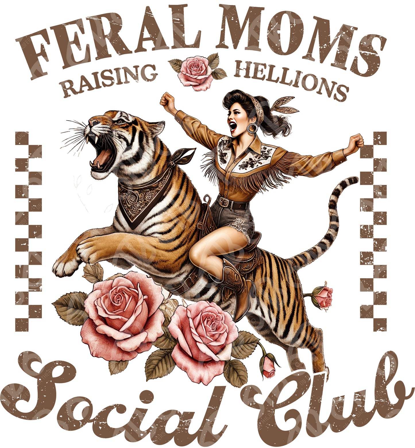 Feral Moms Social Club DTF Transfer
