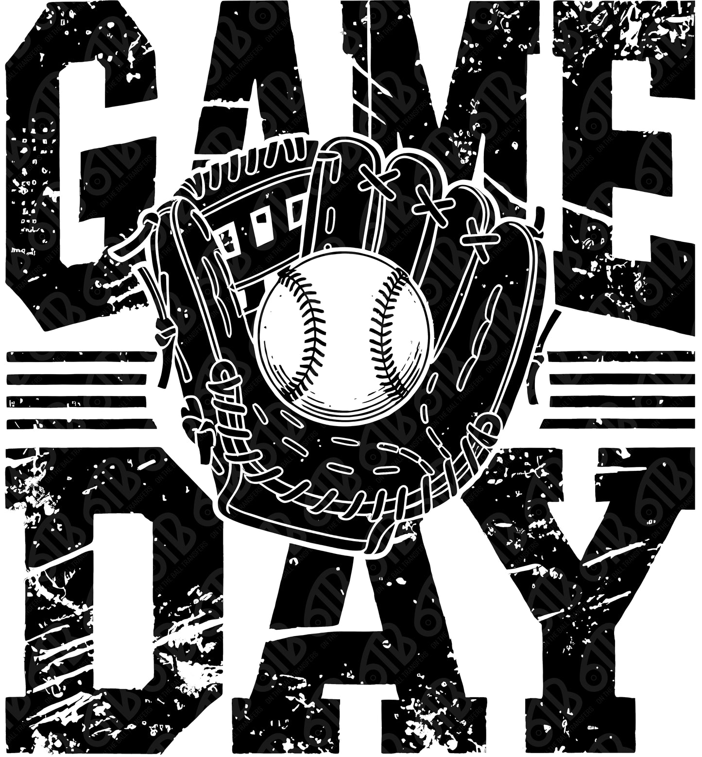 Game Day Baseball Vintage DTF Transfer