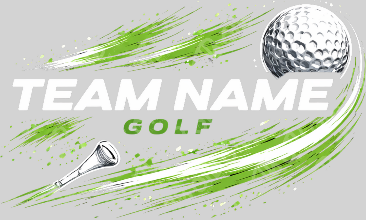 Golf Team Custom DTF Transfer