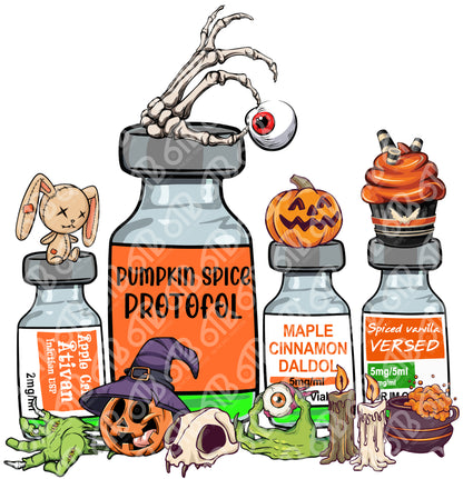 Halloween Medicine DTF Transfer