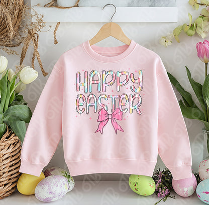 Happy Easter Brushstrokes DTF Transfer