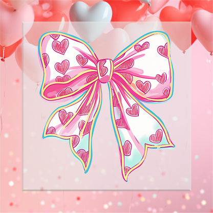 Valentine's Day Bow DTF Transfer