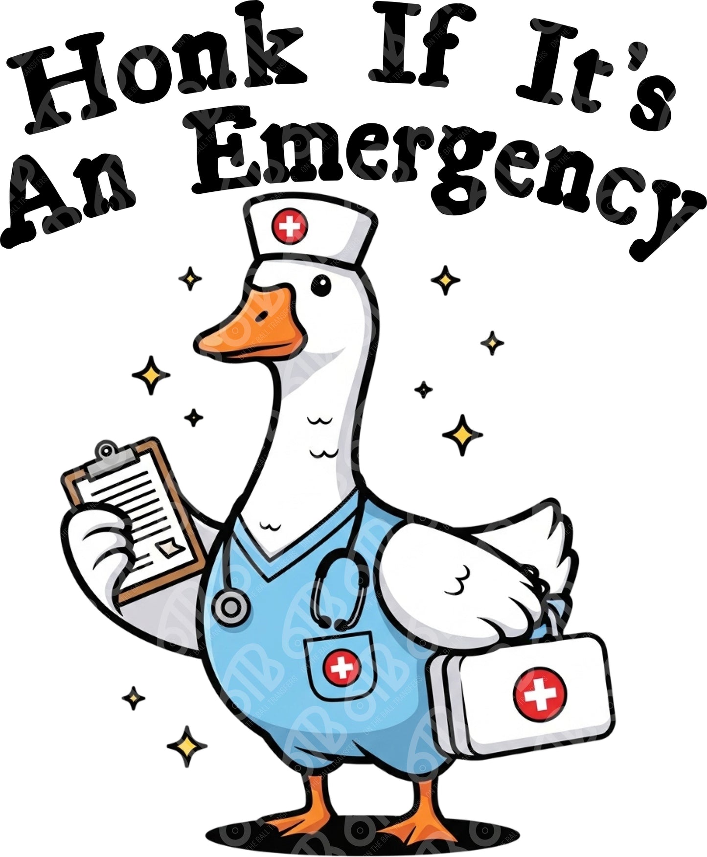 Honk if it's an Emergency DTF Transfer