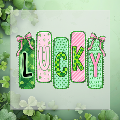 Preppy Lucky Bow DTF Transfer