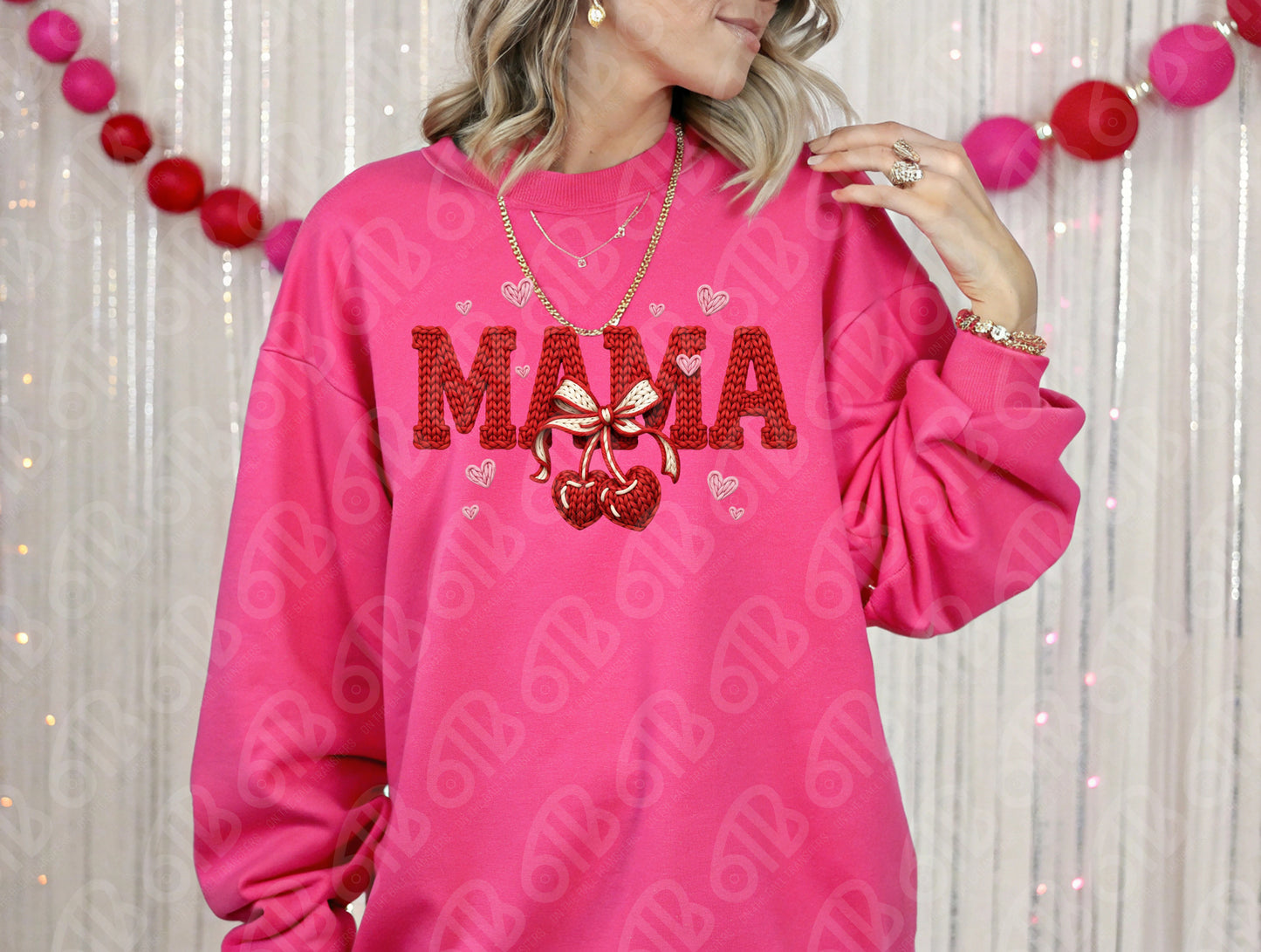 Mama Faux Yarn DTF Transfer