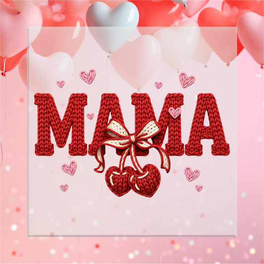 Mama Faux Yarn DTF Transfer