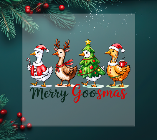 Merry Goosmas DTF Transfer