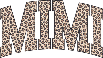 Mimi Leopard Print DTF Transfer