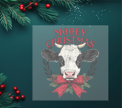 Mooey Christmas DTF Transfer
